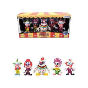 Set of 5 Diecast Figures "Killer Klowns from Outer Space" (1988) Movie "Metalfigs" Series Diecast Models by Jada Set of 5 Diecast Figures "Killer Klowns from Outer Space" (1988) Movie "Metalfigs" Series Diecast Models by Jada