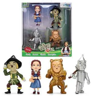 Set of 4 Diecast Figures "The Wizard of Oz" (1939) Movie "Metalfigs" Series Diecast Models by Jada Set of 4 Diecast Figures "The Wizard of Oz" (1939) Movie "Metalfigs" Series Diecast Models by Jada
