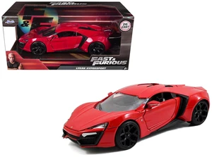 Lykan Hypersport Red "Fast & Furious 7" (2015) Movie 1/24 Diecast Model Car by Jada Lykan Hypersport Red "Fast & Furious 7" (2015) Movie 1/24 Diecast Model Car by Jada
