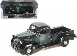 1941 Plymouth Pickup Green 1/24 Diecast Model Car by Motormax
