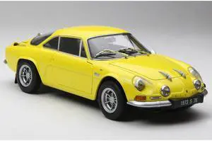 Renault Alpine A110 1600S Yellow 1/18 Diecast Model Car by Kyosho