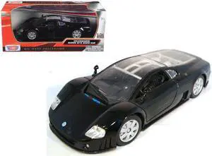 Volkswagen Nardo W12 Show Car Black 1/24 Diecast Model Car by Motormax