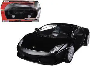 Lamborghini Gallardo LP-560-4 Matt Black 1/24 Diecast Car Model by Motormax