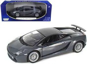 Lamborghini Gallardo Superleggera Grey 1/18 Diecast Model Car by Motormax