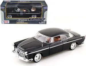 1955 Chrysler C300 Black 1/24 Diecast Model Car by Motormax