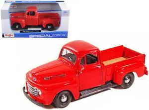 1948 Ford F-1 Pickup Truck Red 1/25 Diecast Model Car by Maisto
