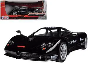 Pagani Zonda F Nurburgring Black 1/24 Diecast Car Model by Motormax