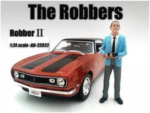 "The Robbers" Robber II Figure For 1:24 Scale Models by American Diorama
