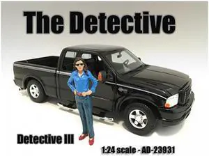"The Detective #3" Figure For 1:24 Scale Models by American Diorama