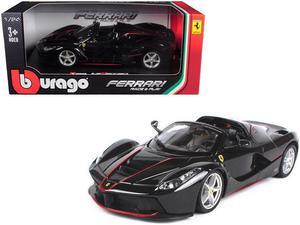 Ferrari LaFerrari F70 Aperta Black 1/24 Diecast Model Car by Bburago