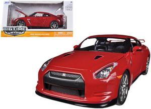 2009 Nissan GT-R R35 Red 1/24 Diecast Car Model by Jada
