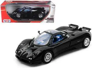 Pagani Zonda C12 Black 1/18 Diecast Model Car by Motormax