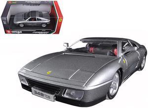 Ferrari 348 TS Grey 1/18 Diecast Model Car by Bburago