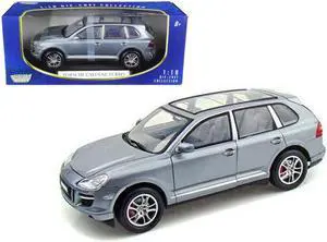 2008 Porsche Cayenne Turbo Silver 1/18 Diecast Model Car by Motormax