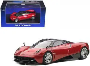 Pagani Huayra Metallic Red 1/43 Diecast Model Car by Autoart