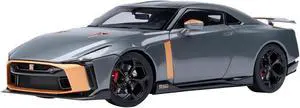 Nissan GT-R50 By ItalDesign "Goodwood Version" Liquid Kinetic Gray Metallic with Gold Accents 1/18 Model Car by Autoart