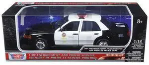 2001 Ford Crown Victoria Los Angeles Police Department LAPD Car 1/18 Diecast Car Model by Motormax