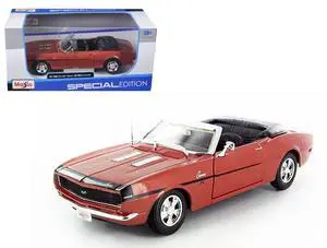 1968 Chevrolet Camaro SS 396 Convertible Bronze 1/24 Diecast Model Car by Maisto