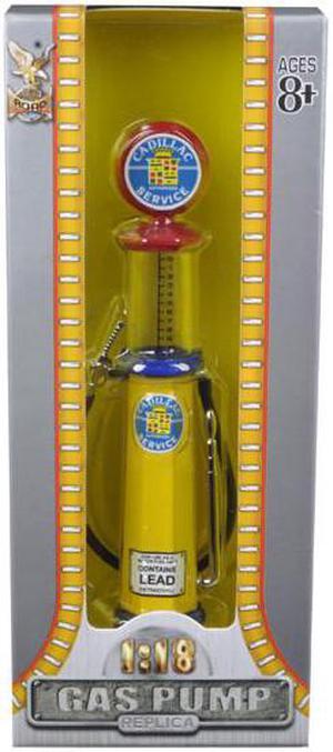 Cadillac Gasoline Vintage Gas Pump Cylinder 1/18 Diecast Replica by Road Signature