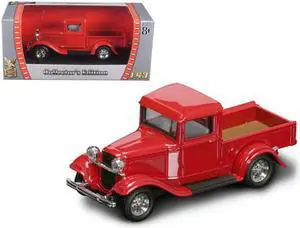1934 Ford Pickup Truck Red 1/43 Diecast Model Car by Road Signature