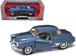 1950 Studebaker Champion Blue Metallic 1/18 Diecast Model Car by Road Signature