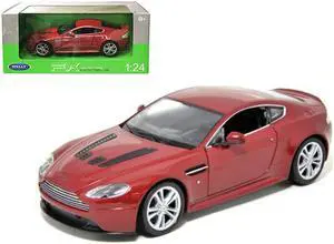 2010 Aston Martin V12 Vantage Red 1/24 Diecast Model Car by Welly