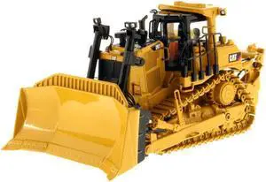 Cat Caterpillar D9T Track-Type Tractor with Operator "High Line Series" 1/50 Diecast Model by Diecast Masters
