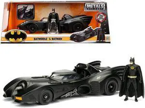 1989 Batmobile with Diecast Batman Figure 1/24 Diecast Model Car by Jada