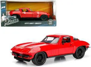 Letty's Chevrolet Corvette Fast & Furious F8 "The Fate of the Furious" Movie 1/24 Diecast Model Car by Jada