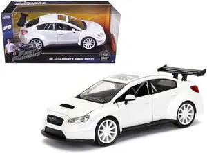 Mr. Little Nobody's Subaru WRX STI White "Fast & Furious F8: The Fate of the Furious" Movie 1/24 Diecast Model Car Jada