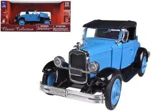 1928 Chevrolet Roadster Blue 1/32 Diecast Model Car by New Ray