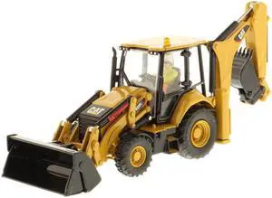 CAT Caterpillar 432F2 Backhoe Loader with Operator "High Line Series" 1/50 Diecast Model  by Diecast Masters