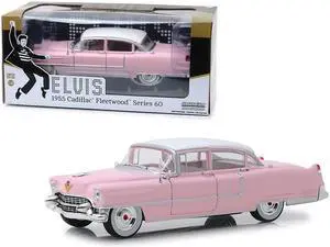 1955 Cadillac Fleetwood Series 60 "Pink Cadillac" Elvis Presley (1935-1977) 1/24 Diecast Model Car by Greenlight