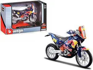 KTM 450 Rally Dakar #1 "Red Bull" 1/18 Diecast Motorcycle Model by Bburago
