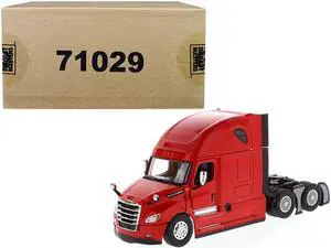 Freightliner New Cascadia Sleeper Cab Truck Tractor Red 1/50 Diecast Model by Diecast Masters