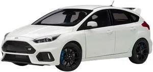 2016 Ford Focus RS Frozen White 1/18 Model Car by Autoart