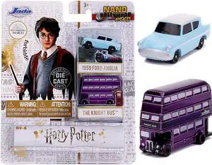 "Harry Potter" 2 piece Set "Nano Hollywood Rides" Diecast Models by Jada