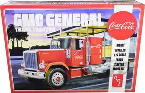 Skill 3 Model Kit GMC General Truck Tractor "Coca-Cola" 1/25 Scale Model by AMT