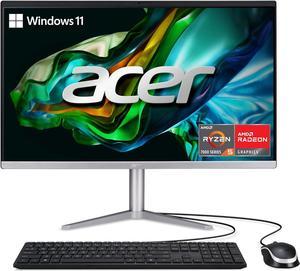 Acer Aspire C24 - 23.8" AIO Desktop AMD Ryzen 5 7520U 2.80GHz 8GB 512GB SSD W11H (DQ.BL0AA.001 - C24-1300-UR32)