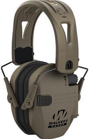 Walkers Game Ear WGE-GWP-RSEMRH-MFDE MEGA FDE RAZOR W/FDE RUBBER