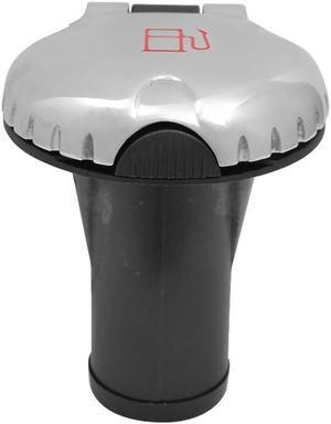 Attwood Deck Fill f/Carbon Canister System - Straight Body & Scalloped Stainless Steel Cap