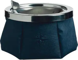 Marine Business Windproof Ashtray w/Lid - Navy Blue