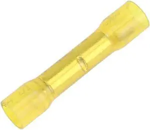 Pacer 12-10 AWG Heat Shrink Butt Connector - 25 Pack
