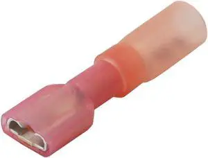 Pacer 22-18 AWG Heat Shrink Female Disconnect - 25 Pack