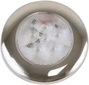Scandvik B3 Downlight Surface Mount - Blue - SS Trim - IP67 - 12/24V Scandvik B3 Downlight Surface Mount - Blue - SS Trim - IP67 - 12/24V