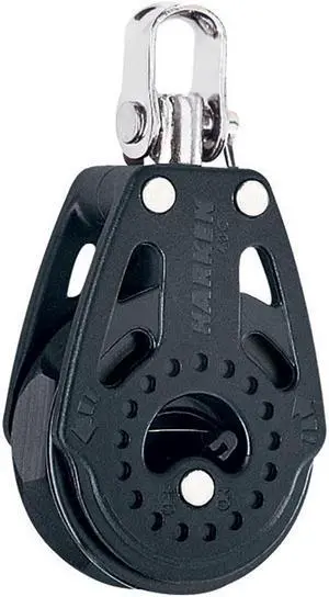 Harken 40mm Carbo Single Ratchet Block w/Swivel