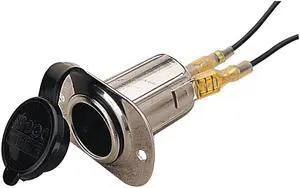Sea-Dog 12V Chrome Steel Power Socket