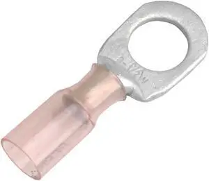 Pacer 8 AWG Heat Shrink Ring Terminal - 1/2" Stud Size - 25 Pack