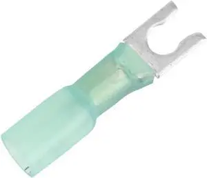 Pacer 16-14 AWG Heat Shrink Spade Terminal - #8 Stud Size - 25 Pack