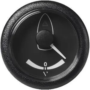 Veratron 52MM (2-1/16") ViewLine Rudder Angle Gauge 40° STB/Port - Black Dial & Bezel